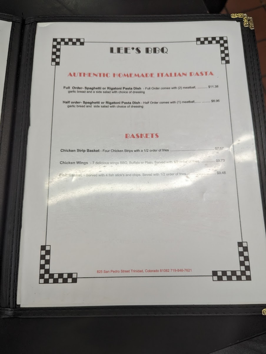 Lee's BBQ Menu - Image 6